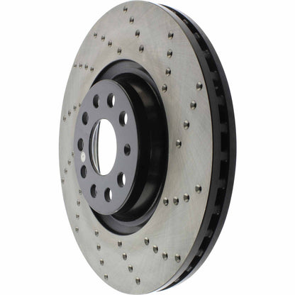 StopTech Sport Cryo Cross Drilled Brake Rotor; Front Right