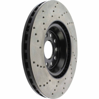 StopTech Sport Cryo Cross Drilled Brake Rotor; Front Right