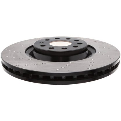 StopTech Sport Cryo Cross Drilled Brake Rotor; Rear Left
