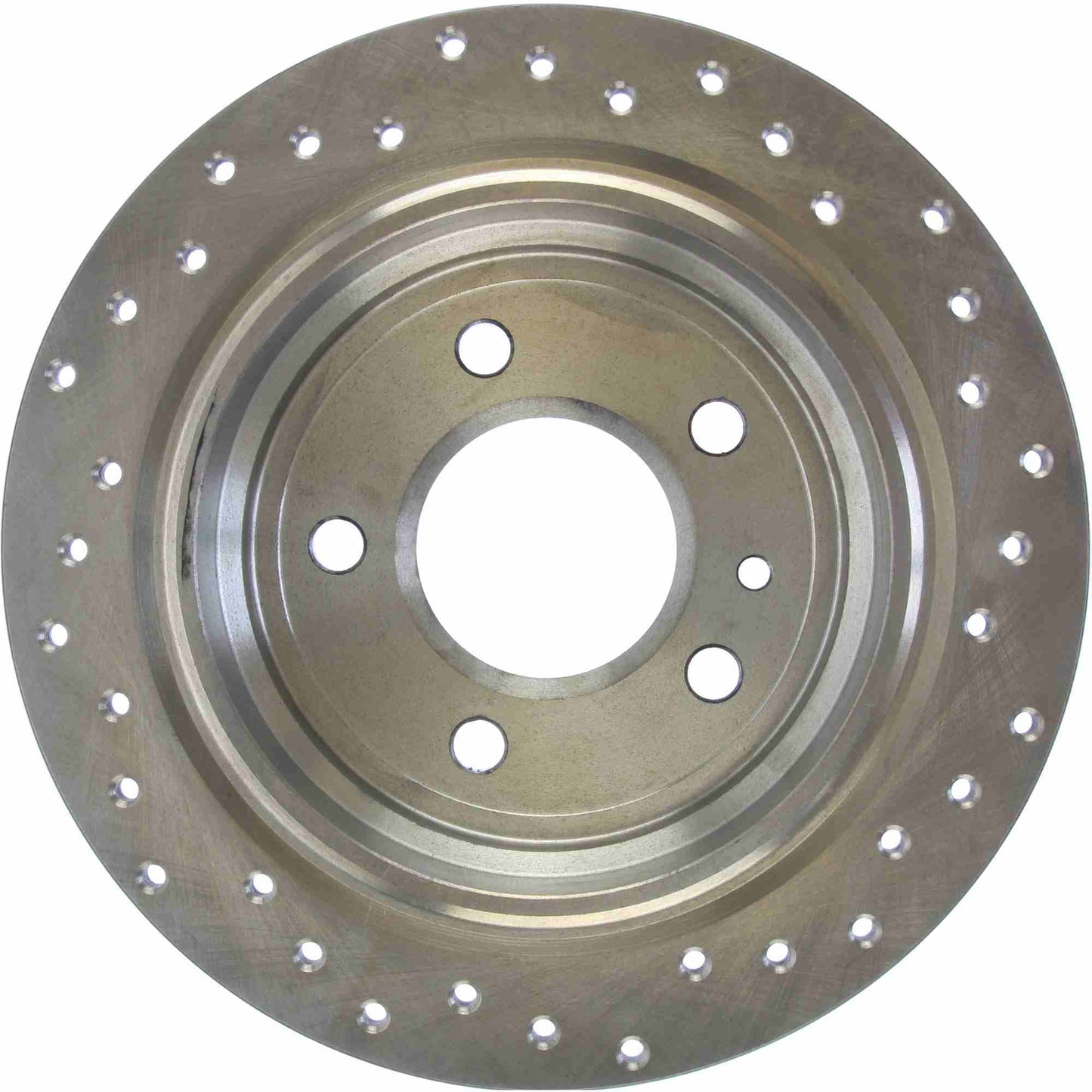 StopTech Drilled Sport Brake Rotor 128.34016R