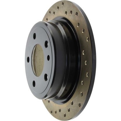 StopTech Drilled Sport Brake Rotor 128.34016R