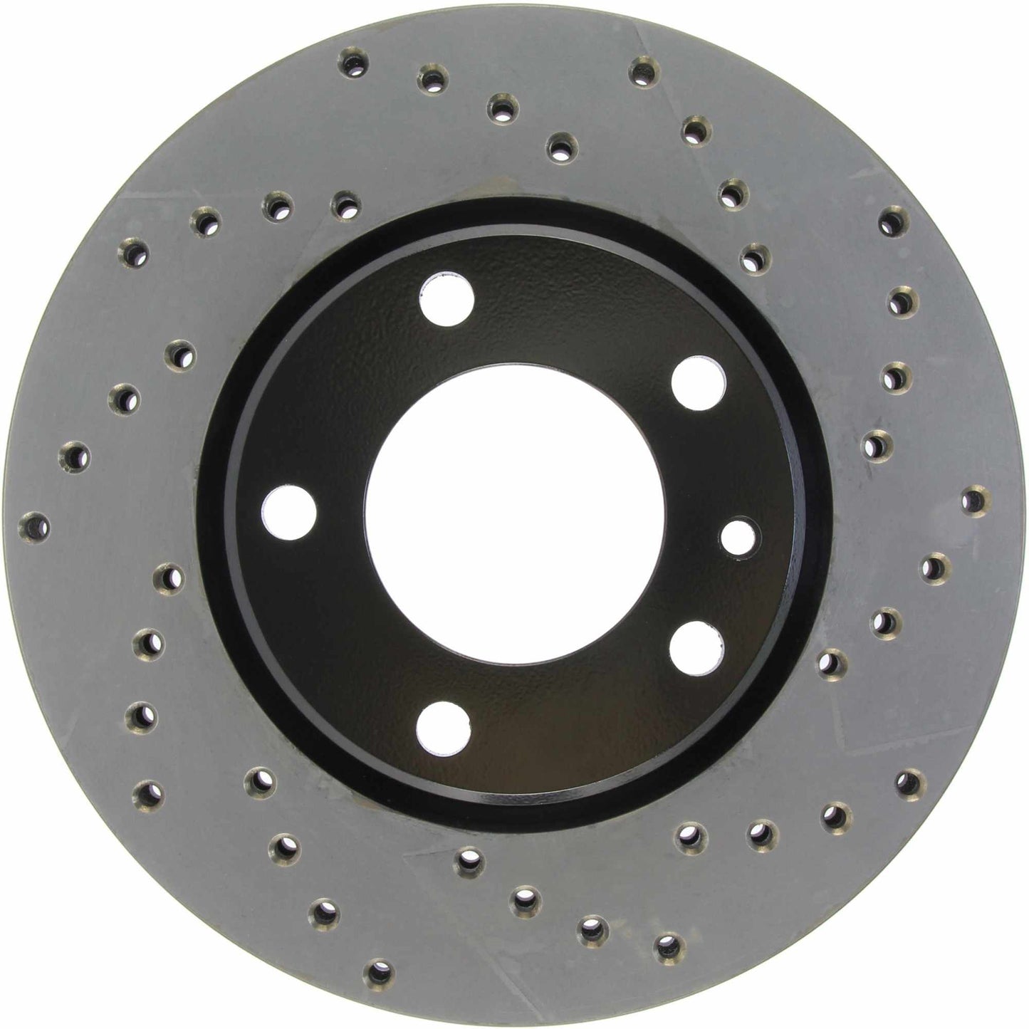 StopTech 89 BMW 525i Drilled Left Front Rotor 128.34023L
