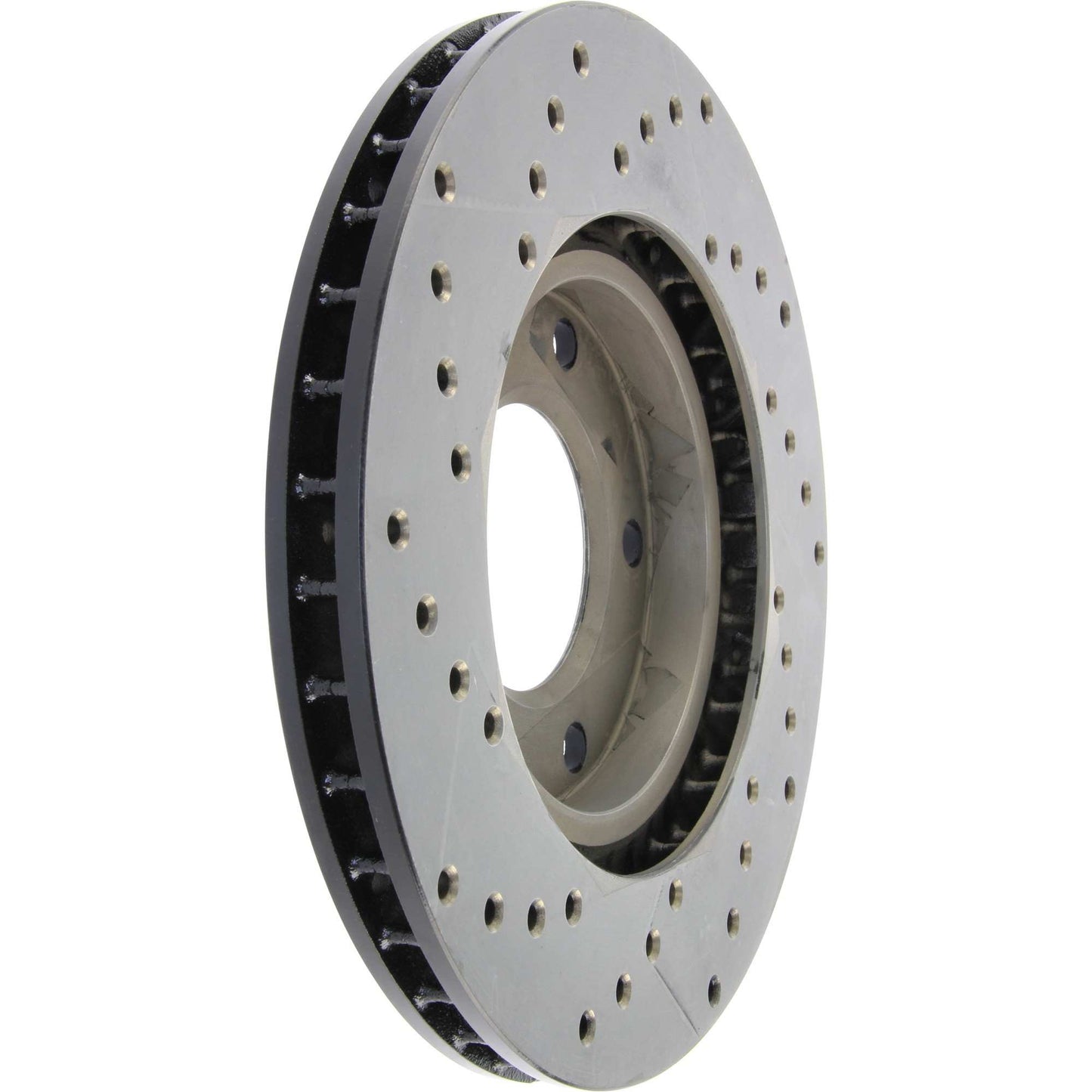 StopTech 89 BMW 525i Drilled Left Front Rotor 128.34023L