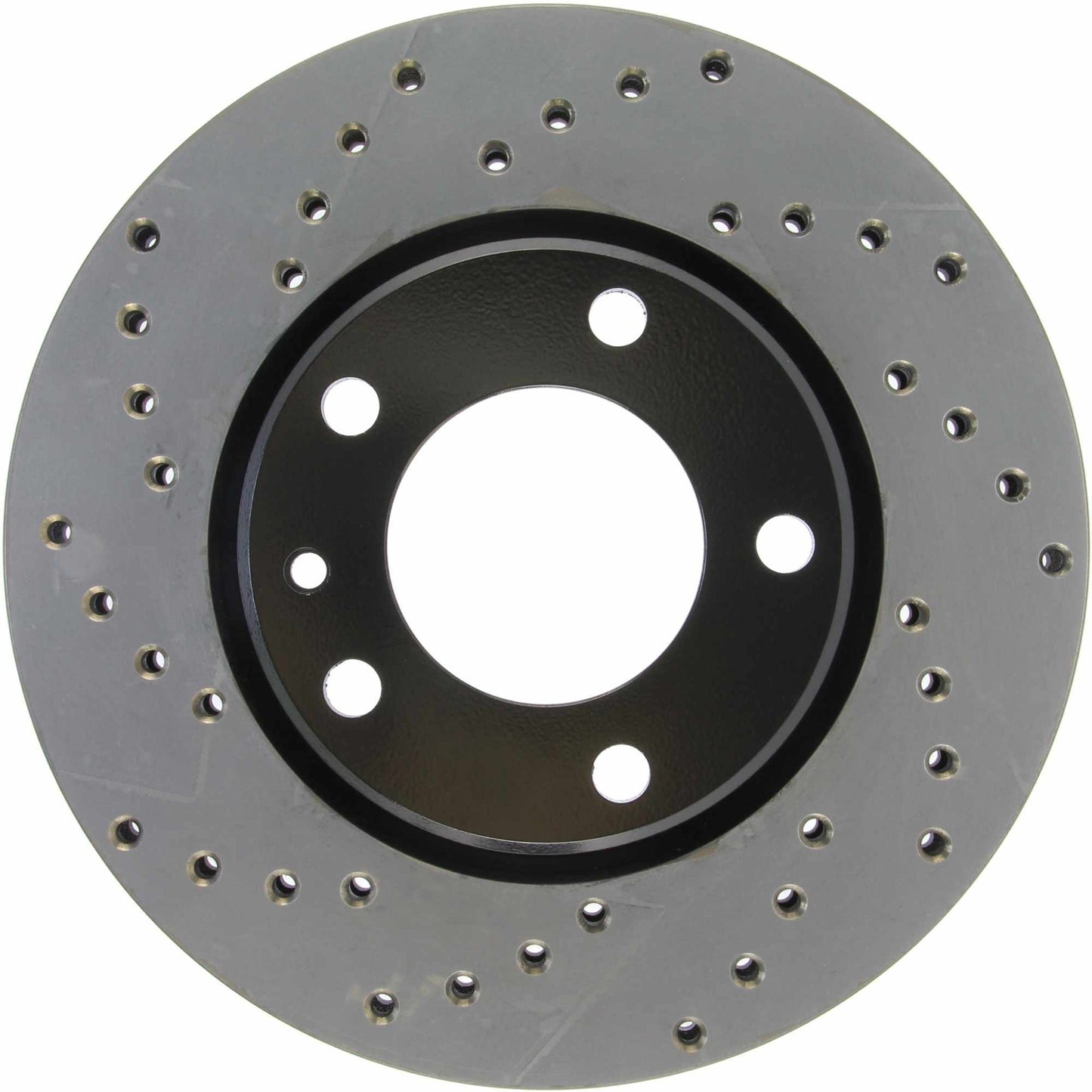 StopTech 89 BMW 525i Drilled Right Front Rotor 128.34023R