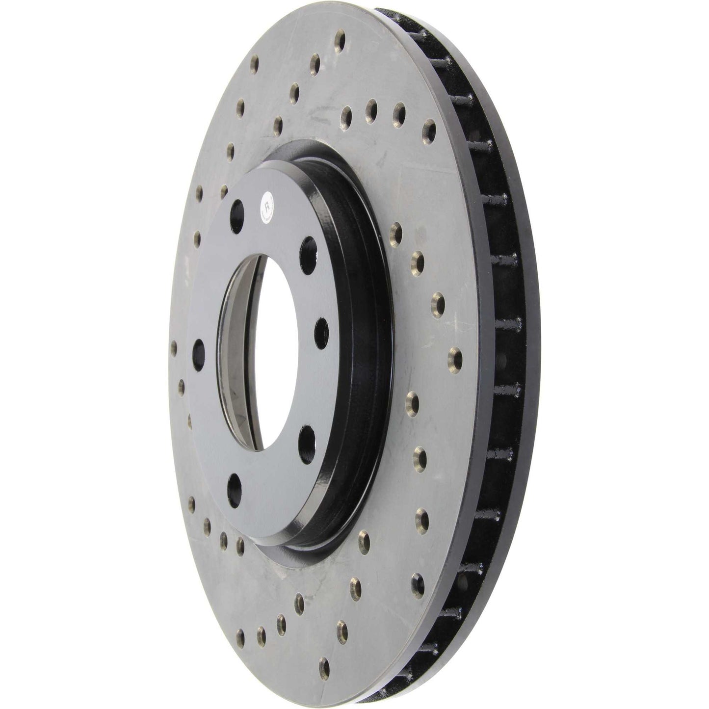 StopTech 89 BMW 525i Drilled Right Front Rotor 128.34023R