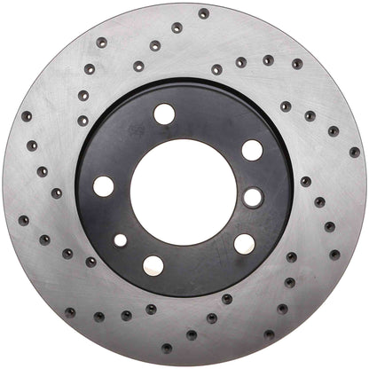 StopTech Drilled Sport Brake Rotor 128.34024R