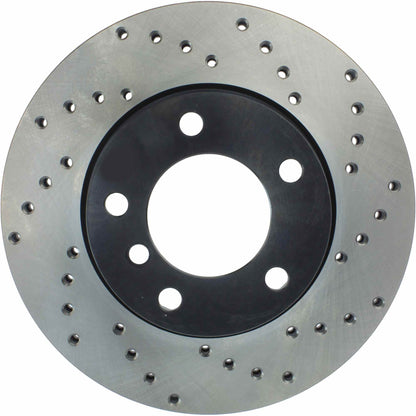 StopTech 96-02 BMW Z3 / 03-01/06 Z4 / 11/91-98 318i/iS / 04/98-00 318Ti Drilled Left Front Rotor 128.34029L