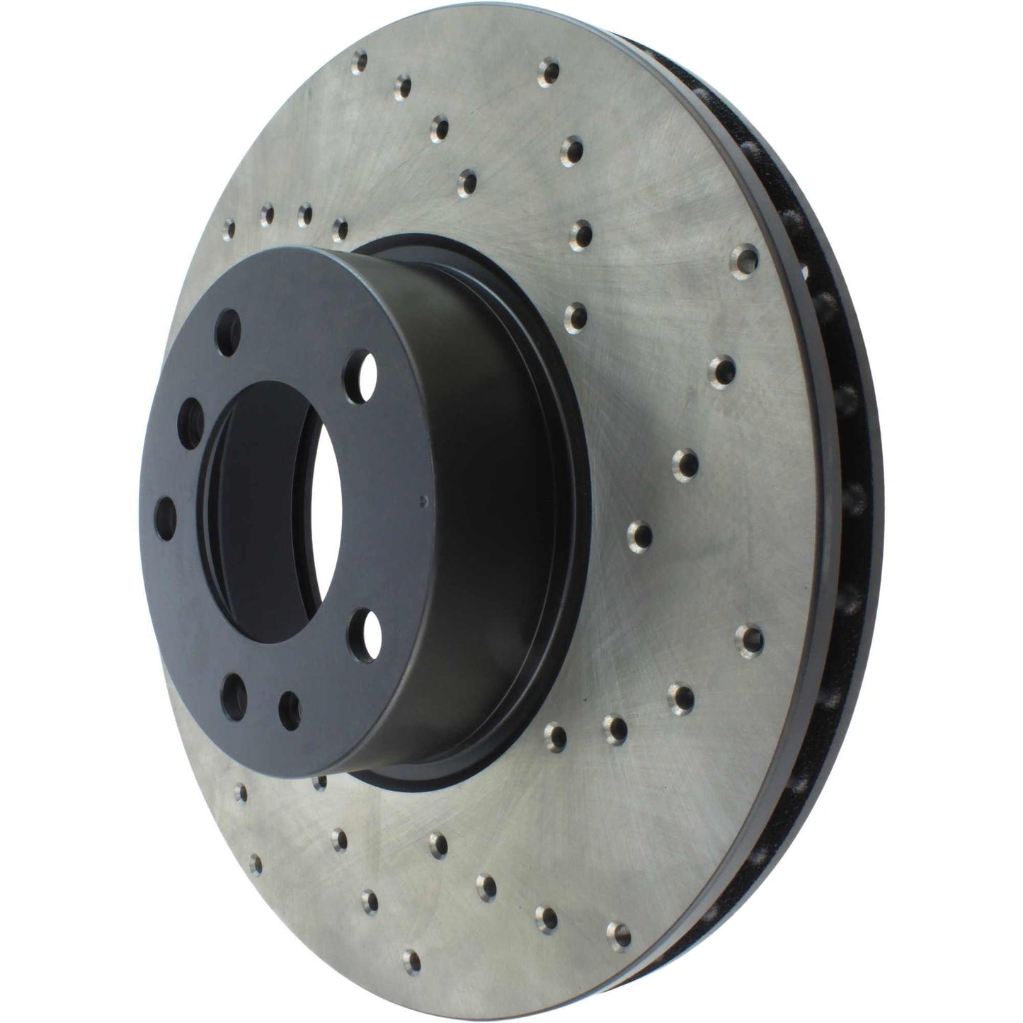 StopTech Sport Cryo Cross Drilled Brake Rotor; Front Left