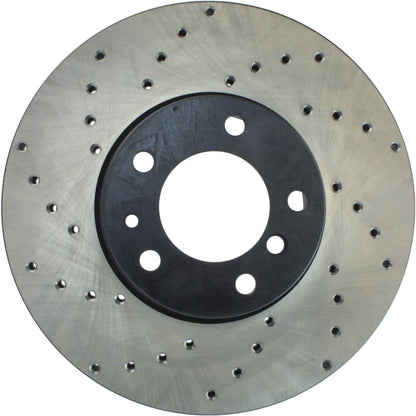 StopTech Sport Cryo Cross Drilled Brake Rotor; Front Right