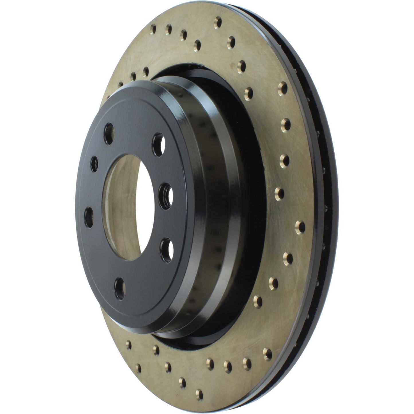 StopTech Sport Cryo Cross Drilled Brake Rotor; Rear Left