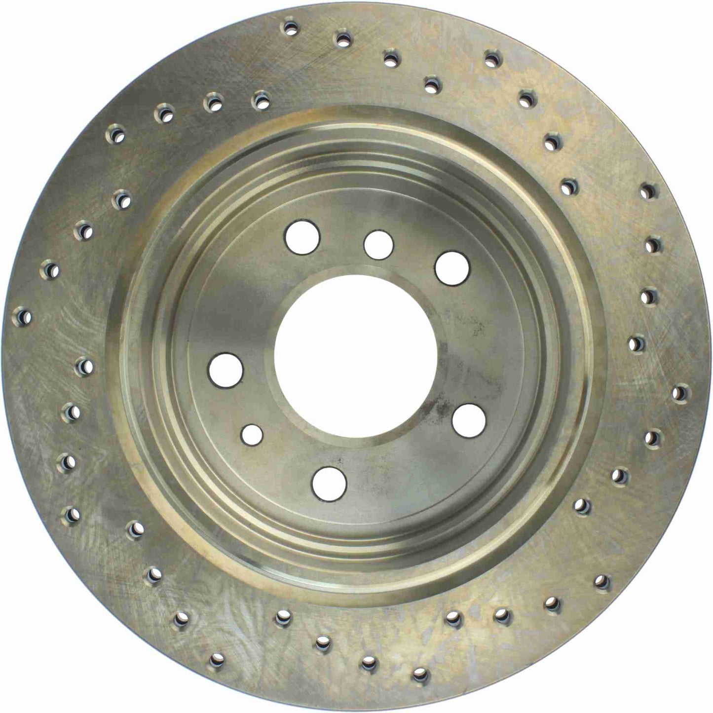 StopTech Sport Cryo Cross Drilled Brake Rotor; Rear Right