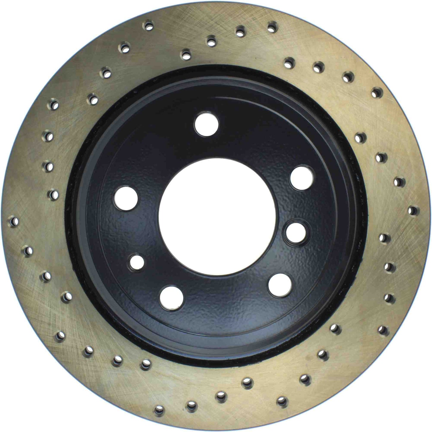 StopTech Sport Cryo Cross Drilled Brake Rotor; Rear Right