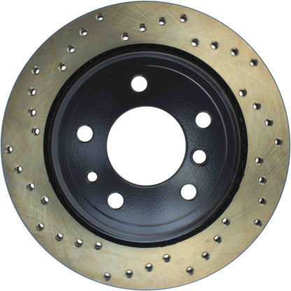 StopTech Sport Cryo Cross Drilled Brake Rotor; Rear Right