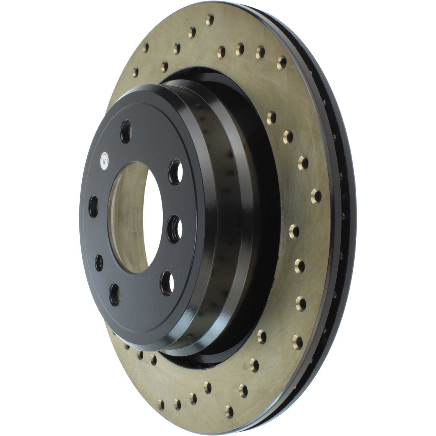 StopTech Sport Cryo Cross Drilled Brake Rotor; Rear Right