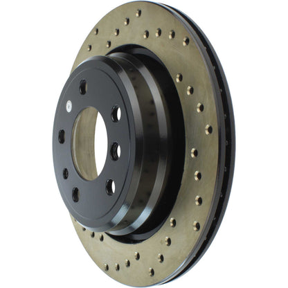 StopTech Sport Cryo Cross Drilled Brake Rotor; Rear Right