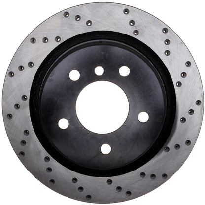 StopTech Sport Cryo Cross Drilled Brake Rotor; Front Right