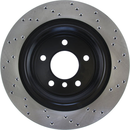 StopTech Sport Cryo Cross Drilled Brake Rotor; Front Right