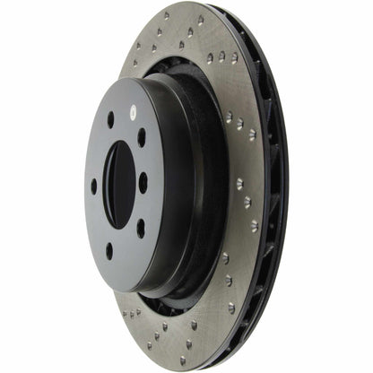 StopTech Sport Cryo Cross Drilled Brake Rotor; Front Right