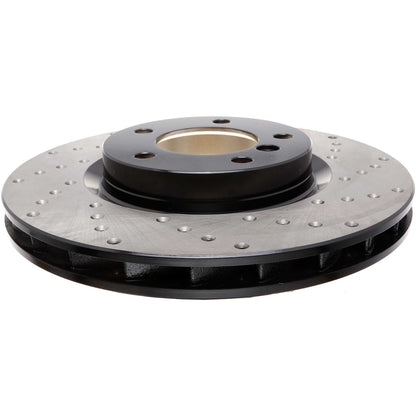 StopTech Sport Cryo Cross Drilled Brake Rotor; Rear Right