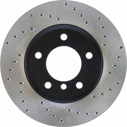 StopTech Sport Cryo Cross Drilled Brake Rotor; Front Left