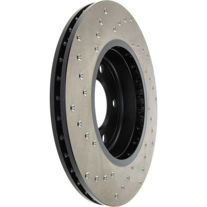 StopTech Sport Cryo Cross Drilled Brake Rotor; Front Left