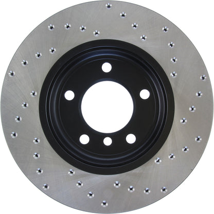 StopTech Sport Cryo Cross Drilled Brake Rotor; Front Right