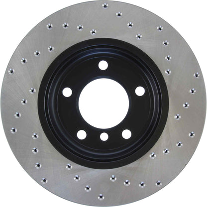 StopTech Sport Cryo Cross Drilled Brake Rotor; Front Right