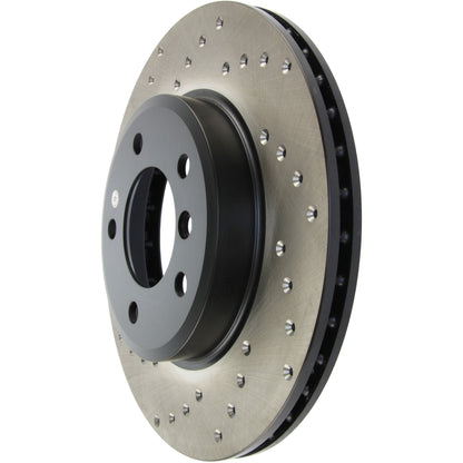 StopTech Sport Cryo Cross Drilled Brake Rotor; Front Right
