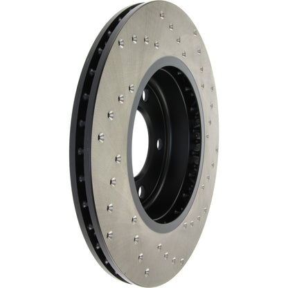 StopTech Sport Cryo Cross Drilled Brake Rotor; Front Right