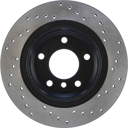 StopTech Sport Cryo Cross Drilled Brake Rotor; Front Right
