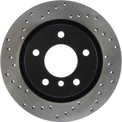 StopTech Sport Cryo Cross Drilled Brake Rotor; Front Right