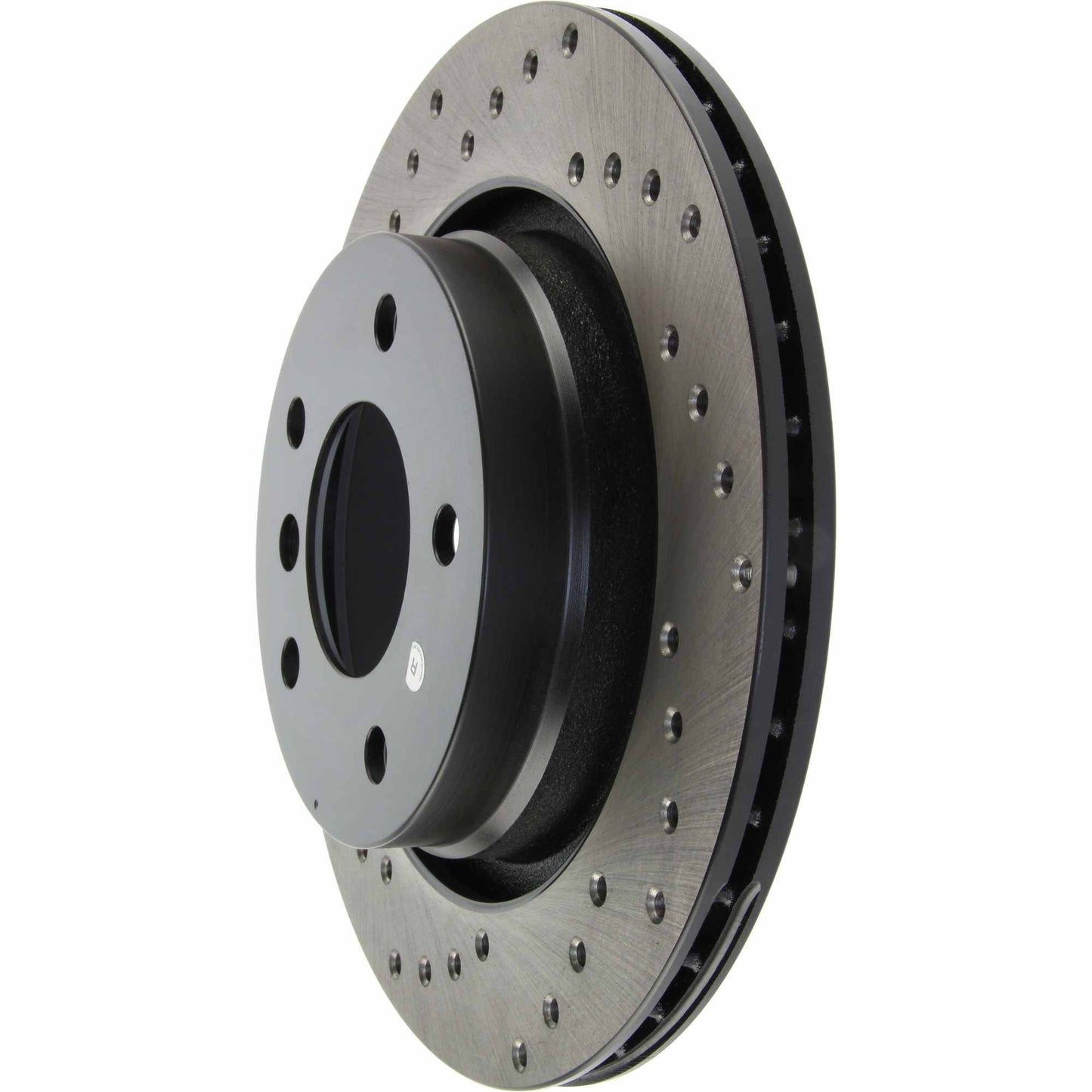 StopTech Sport Cryo Cross Drilled Brake Rotor; Front Right