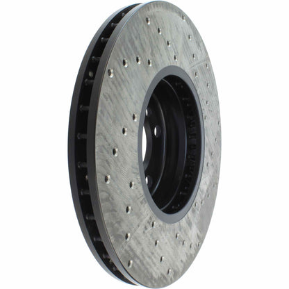 StopTech Sport Cryo Cross Drilled Brake Rotor; Rear Right