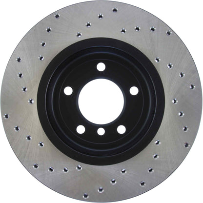 StopTech  Sport Cryo Cross Drilled Brake Rotor; Front Left