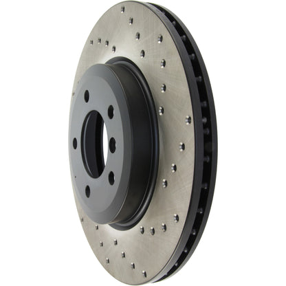 StopTech  Sport Cryo Cross Drilled Brake Rotor; Front Left