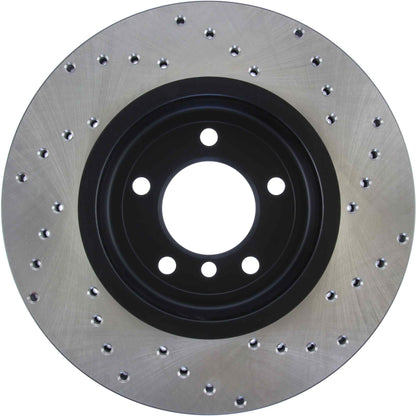 StopTech Sport Cryo Cross Drilled Brake Rotor; Front Right