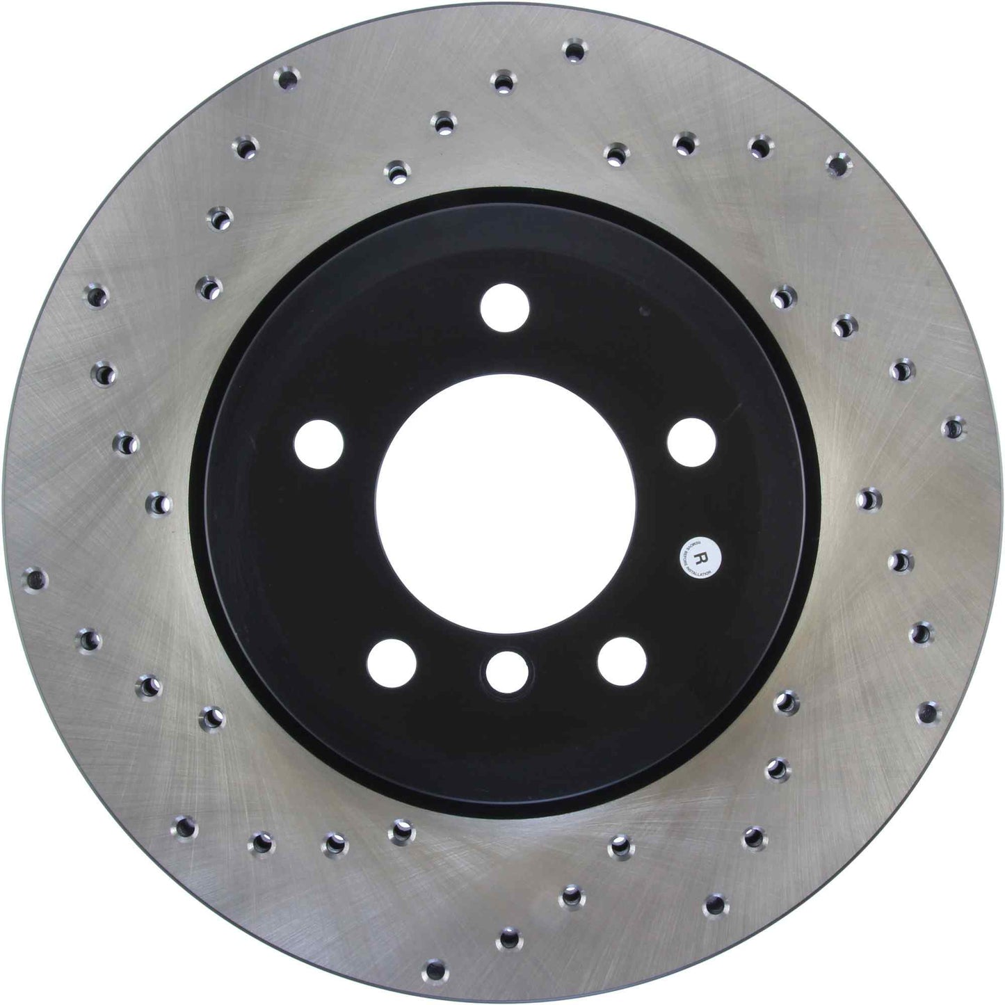 StopTech Sport Cryo Cross Drilled Brake Rotor; Front Right