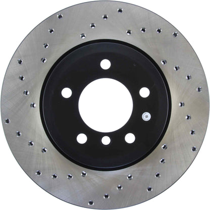 StopTech Sport Cryo Cross Drilled Brake Rotor; Front Right