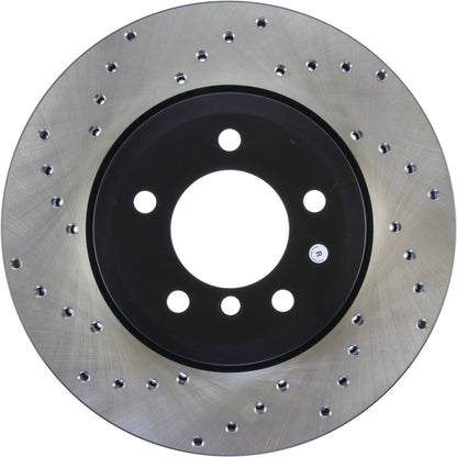 StopTech Sport Cryo Cross Drilled Brake Rotor; Front Right