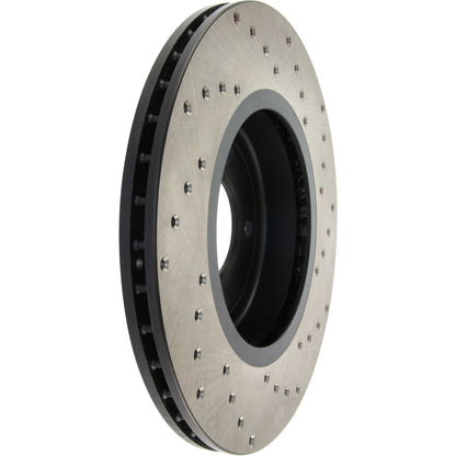 StopTech Sport Cryo Cross Drilled Brake Rotor; Front Right