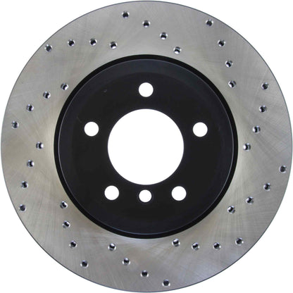 StopTech Sport Cryo Cross Drilled Brake Rotor; Front Left