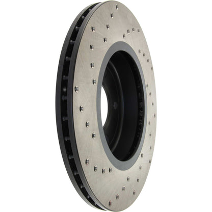 StopTech Sport Cryo Cross Drilled Brake Rotor; Front Left