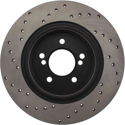 StopTech Sport Cryo Cross Drilled Brake Rotor; Front Left