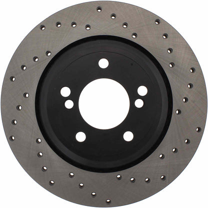 StopTech Sport Cryo Cross Drilled Brake Rotor; Front Left