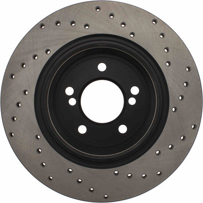 StopTech Sport Cryo Cross Drilled Brake Rotor; Front Right