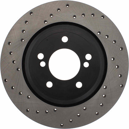 StopTech Sport Cryo Cross Drilled Brake Rotor; Front Right