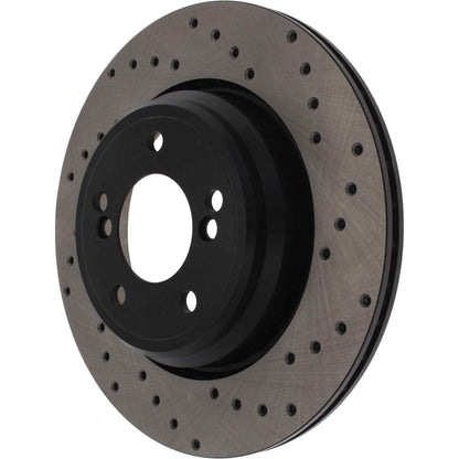 StopTech Sport Cryo Cross Drilled Brake Rotor; Front Right