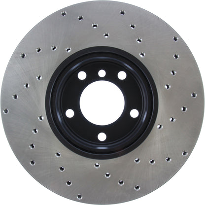 StopTech Sport Cryo Cross Drilled Brake Rotor; Front Right