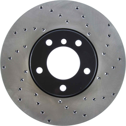 StopTech Sport Cryo Cross Drilled Brake Rotor; Rear Left