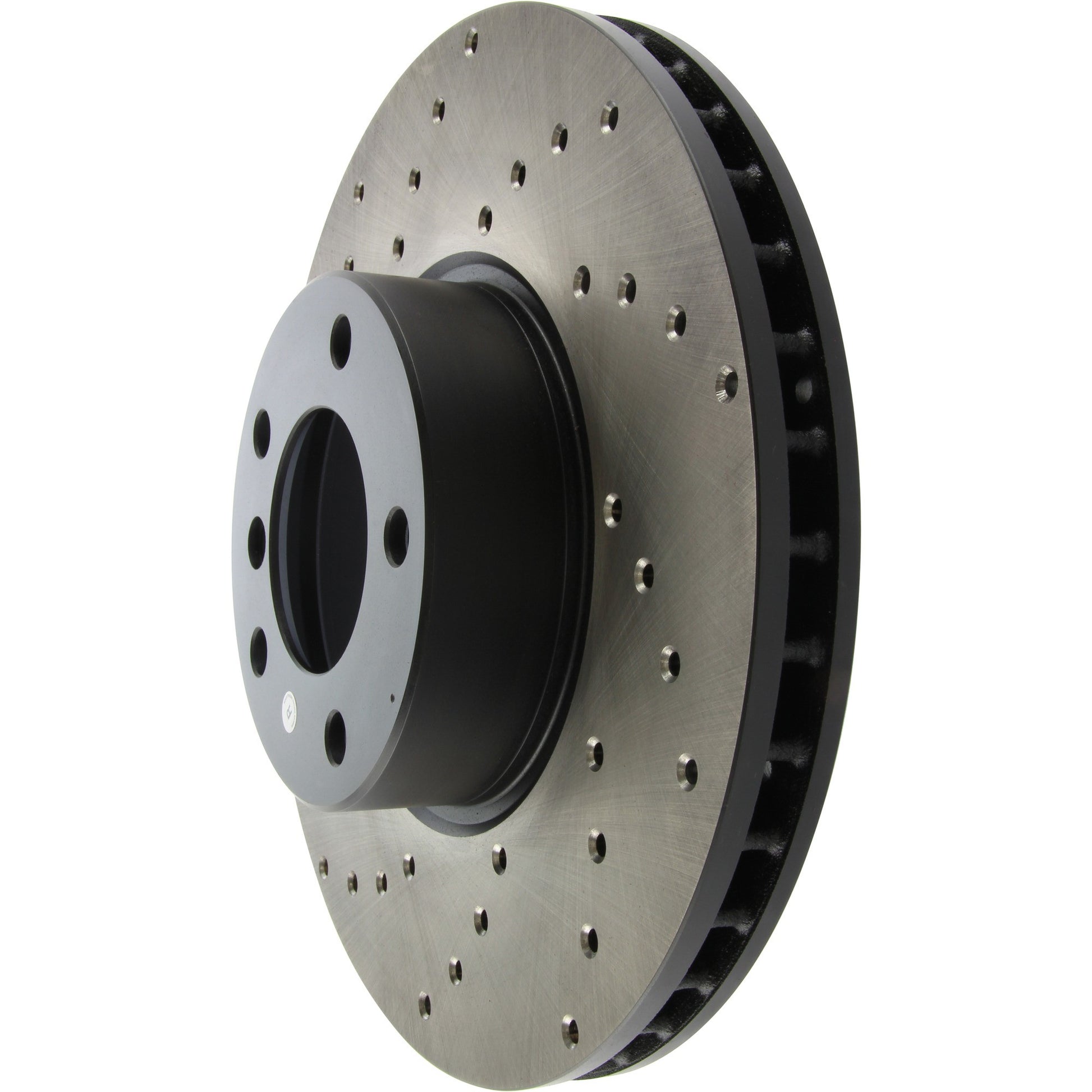 StopTech Sport Cryo Cross Drilled Brake Rotor; Rear Right